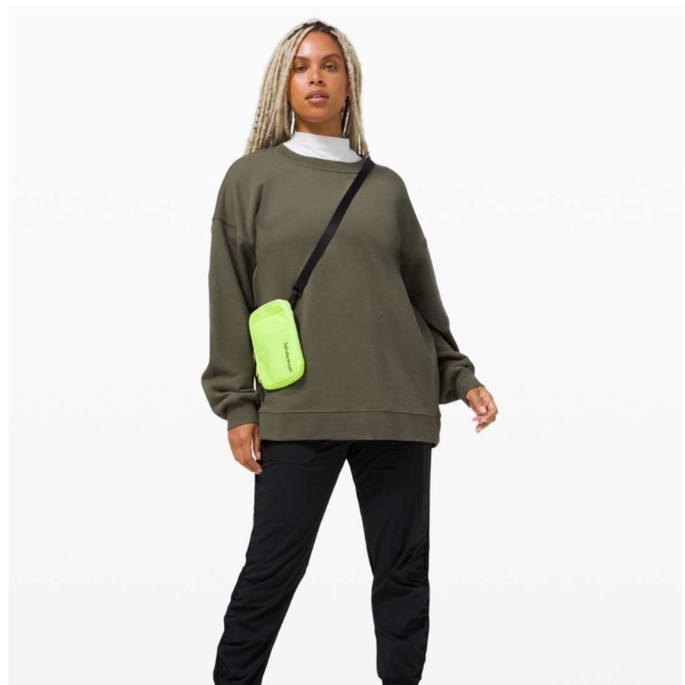 Lululemon Perfectly Oversized Crew Army Green